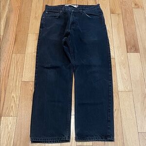 Levi's Men's Relaxed Fit Black Jeans